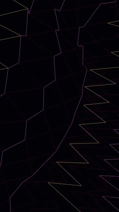 Abstract Geometric Zigzag Lines Background with Mesh Pattern Video stock 335023026