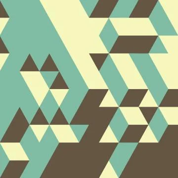 Abstract geometrical 3d background. Can be used for wallpaper, w Stock Illustration