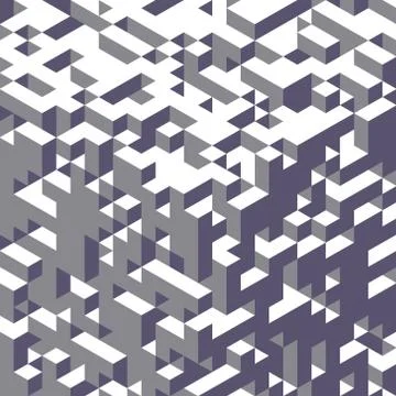 Abstract geometrical 3d background Stock Illustration