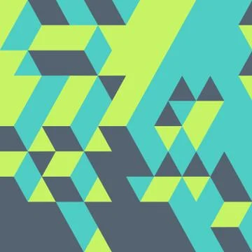 Abstract geometrical 3d background Stock Illustration