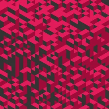 Abstract geometrical 3d background Stock Illustration