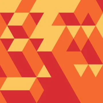 Abstract geometrical 3d background Stock Illustration