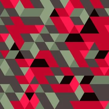 Abstract geometrical 3d background Stock Illustration
