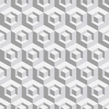 Abstract geometrical 3d white background.  Vector illustration Stock Illustration