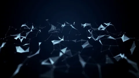 Abstract geometrical animation slow motion Stock Footage 70391847