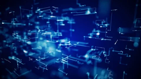 Abstract geometrical architectural background. Stock Footage 77263340