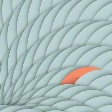 Abstract geometrical background with color accent Stock Illustration