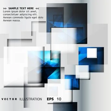 Abstract geometrical background Stock Illustration