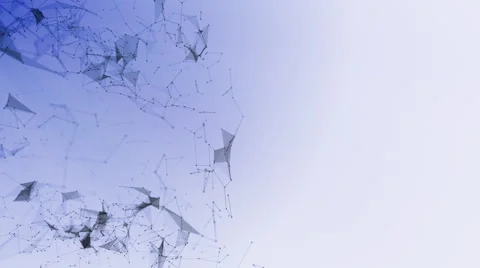 Abstract geometrical background with lines and dots Stock Footage 66880431