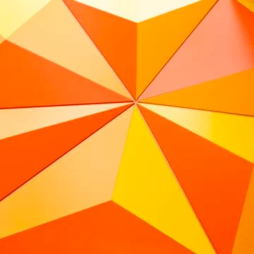 Abstract geometrical background with orange triangles Stock Photos