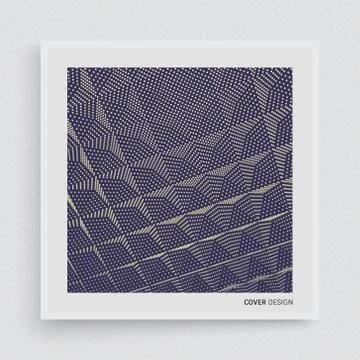 Abstract geometrical background with pyramids. Vector Illustration. Stock Illustration