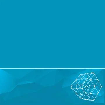 Abstract geometrical background. The template design booklet, brochure, banne Illustrazione stock