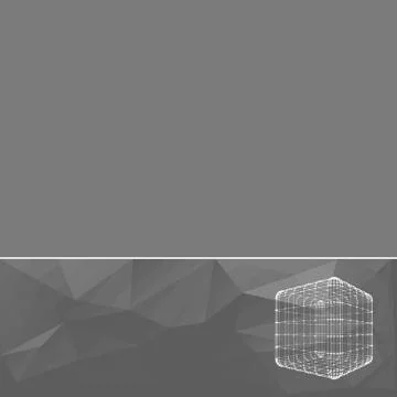 Abstract geometrical background. The template design booklet, brochure, banne Illustrazione stock