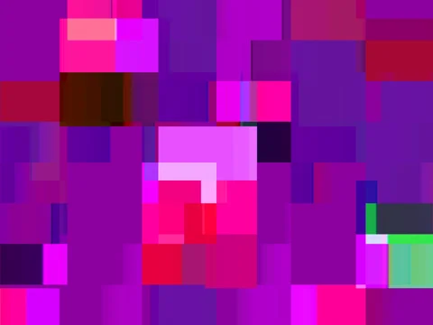 Abstract Geometrical Chaotic Transition with Alpha Channel Stock Footage 70759416