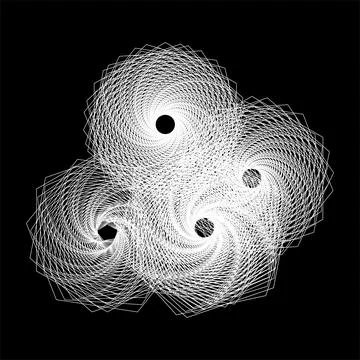 Abstract geometrical circular line multiple ring background and wallpaper Stock Illustration
