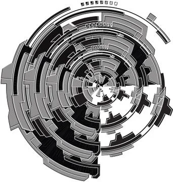 Abstract geometrical design. vector background Stock Illustration