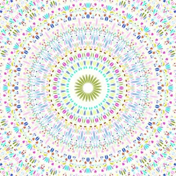 Abstract geometrical dynamic stone mosaic pattern mandala background イラスト素材