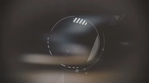 Abstract geometrical form animation Stock Footage 61025292