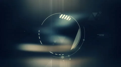 Abstract geometrical form animation Stock Footage 61025322