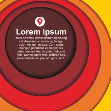 Abstract geometrical frame design. Vector illustration Stock Illustration