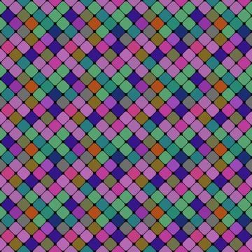 Abstract geometrical multicolor square pattern background design Illustrazione stock