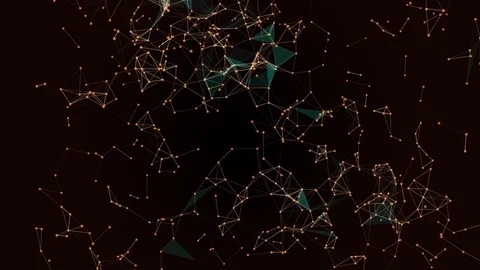 Abstract geometrical plexus with lines and dots conection Stock-Footage 104521919