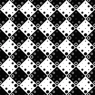 Abstract geometrical seamless circle pattern background design Stock Illustration