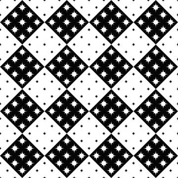 Abstract geometrical seamless star pattern background design Ilustração Stock