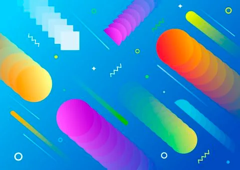 Abstract geometrical shape background design Stock-Illustration