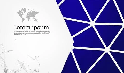 Abstract geometrical triangles background Stock Illustration