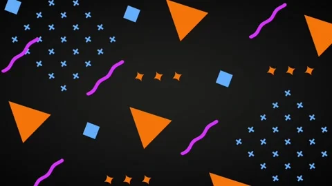 Abstract geometry background animation. Looping video animation Stock Footage 279854597