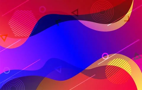 Abstract geometry background. modern light wallpaper for web banner, social medi Stock Illustration