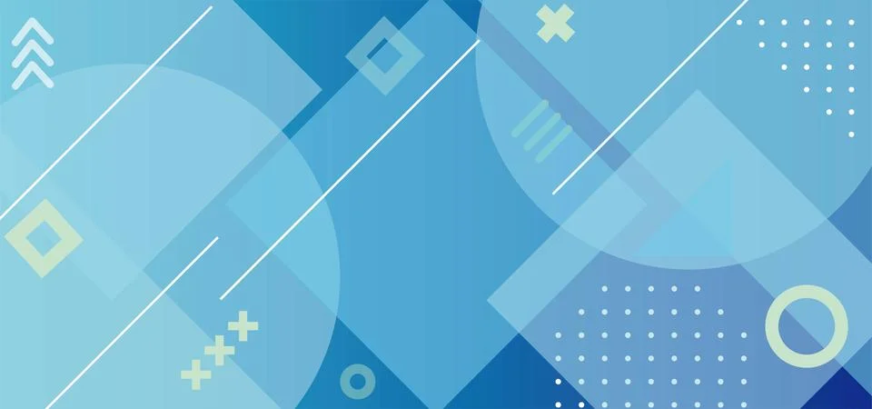 Abstract geometry background. modern light wallpaper for web banner, social medi Illustrazione stock