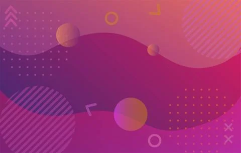 Abstract geometry background. modern light wallpaper for web banner, social medi Illustrazione stock