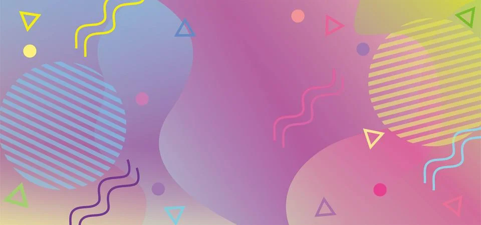 Abstract geometry background. modern light wallpaper for web banner, social medi Stock Illustration