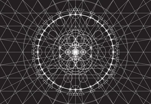 Abstract geometry background, seamless pattern Stock Illustration