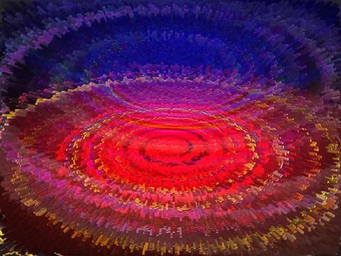 Abstract geometry of fire. Stock Illustration