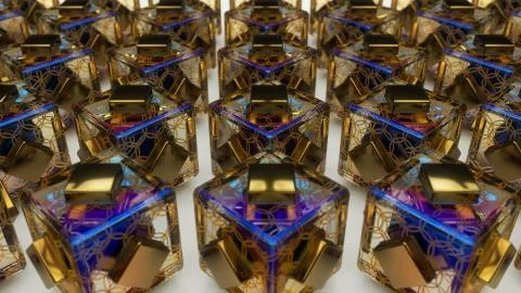 The abstract geometry Illustration