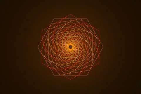 Abstract geometry line art Stockillustratie