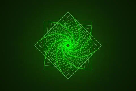 Abstract geometry line art Stockillustratie