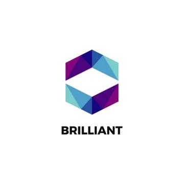 Abstract geometry Logo Symbol Template Stock Illustration