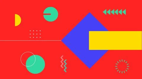 Abstract Geometry Motion Background Stock Illustration