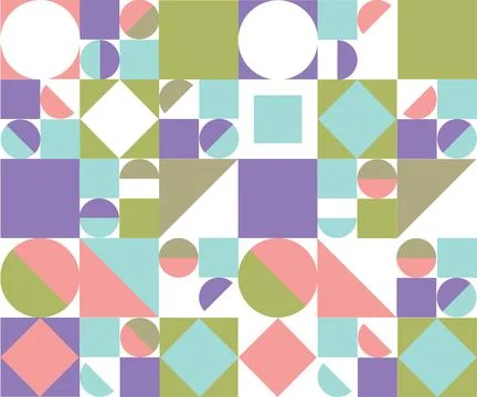 Abstract Geometry Pattern Artwork Illustrazione stock