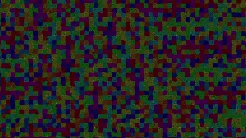 Abstract Geometry Pattern Red Green Blue Purple Rotating Loop Stock Footage 245908197