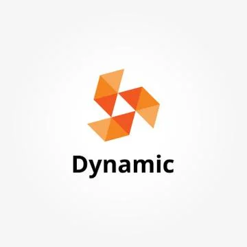 Abstract Geometry Propeller Dynamic Logo Sign Symbol Icon Stock Illustration