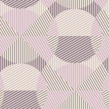 Abstract geometry repeatable motif in pastel violet Stock Illustration
