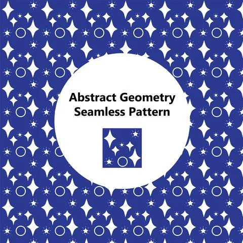 Abstract geometry seamless pattern. Perfect for crafts projects, background,  Illustrazione stock