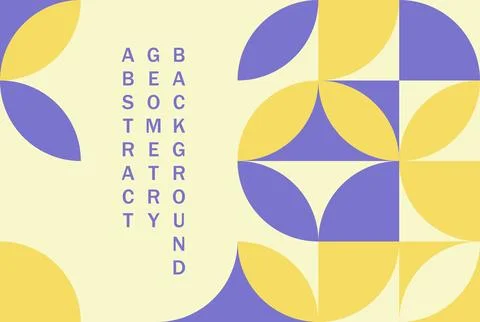 Abstract Geometry Shape Retro Background Stock Illustration