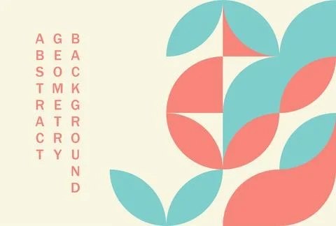 Abstract Geometry Shape Retro Background Stock Illustration