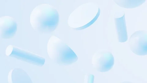 Abstract geometry shapes background, 3d rendering. Stock Footage 243633384